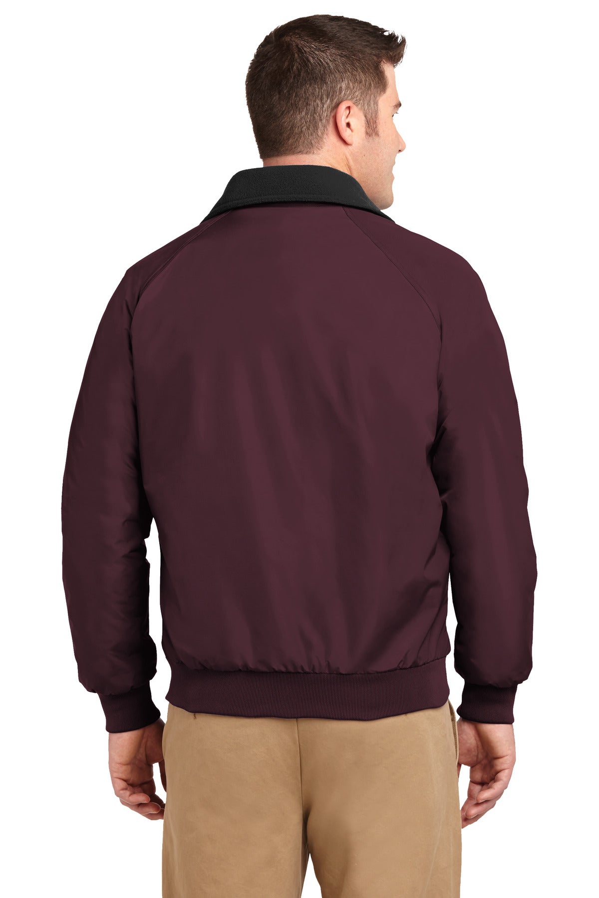 Custom Embroidered Port Authority Challenger Jacket. J754,Maroon/ True Black