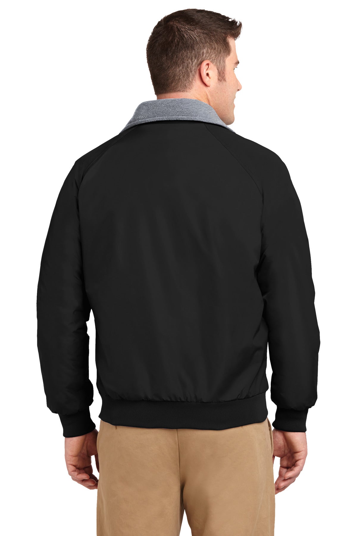 Custom Embroidered Port Authority Challenger Jacket. J754,True Black/ Grey Heather
