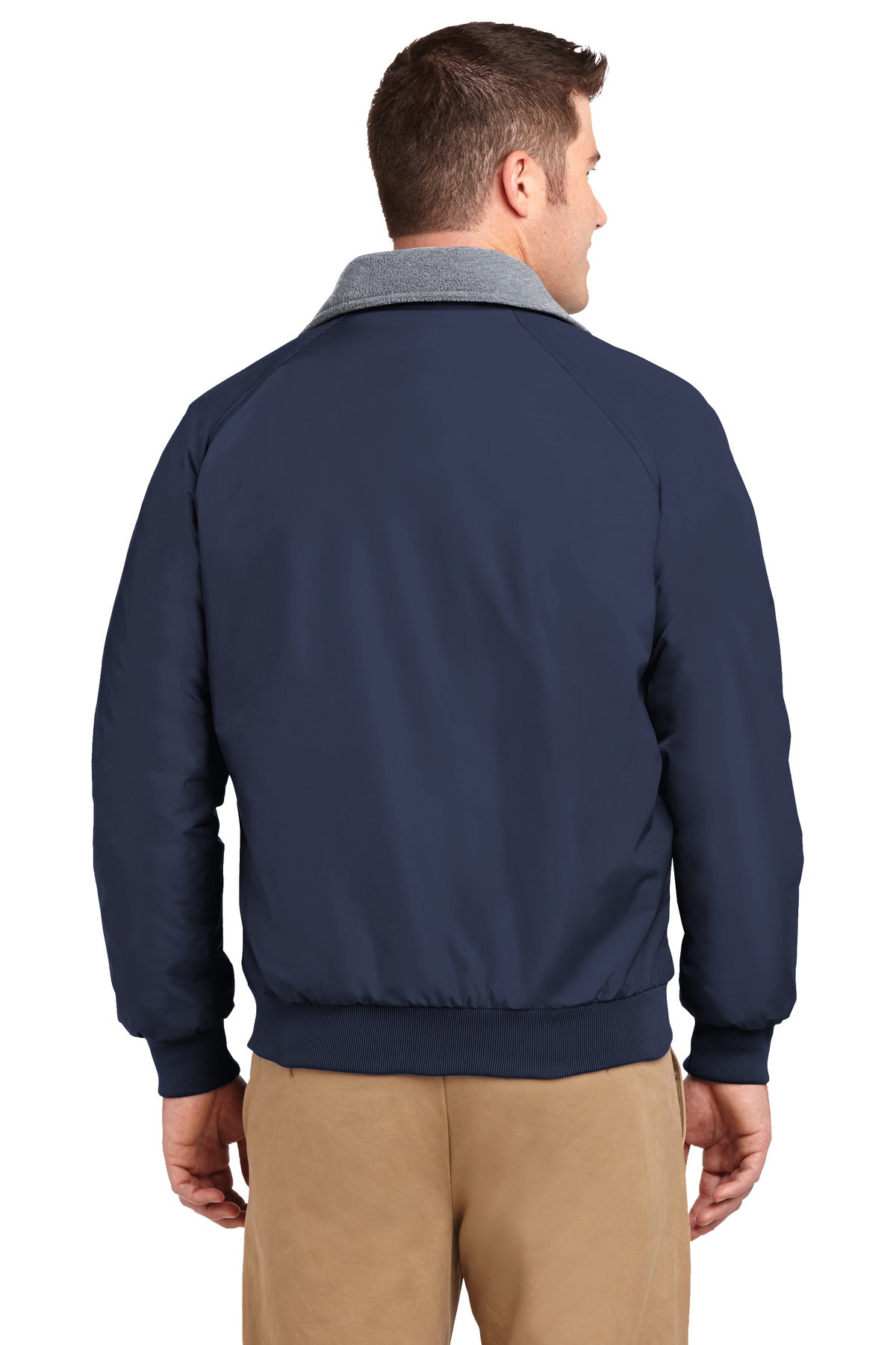 Custom Embroidered Port Authority Challenger Jacket. J754,True Navy/ Grey Heather