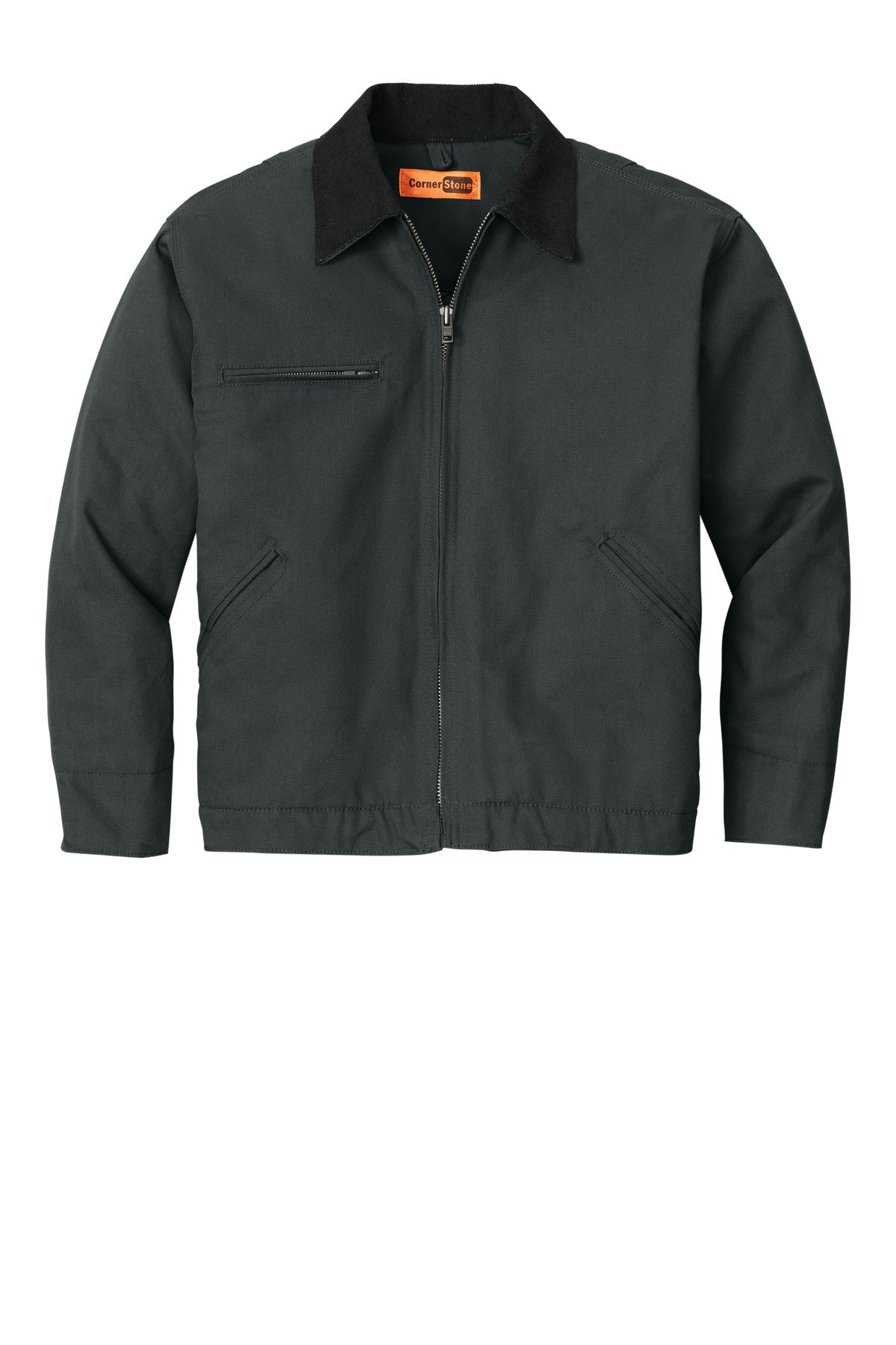 Custom Embroidered CornerStone Outerwear in Charcoal