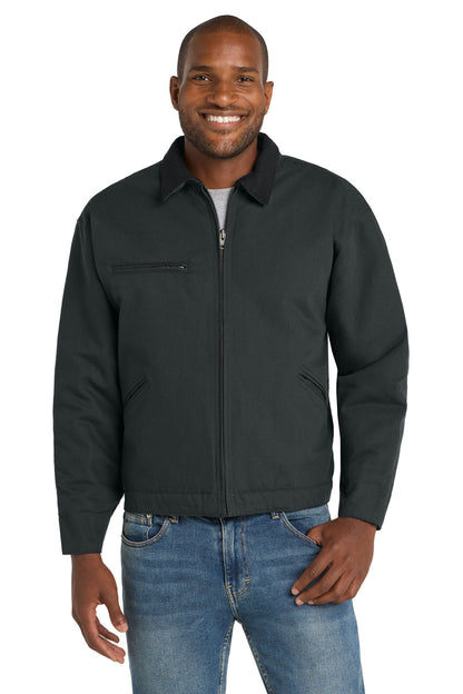 Custom Embroidered CornerStone Outerwear in Charcoal