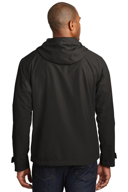 Custom Embroidered Port Authority Northwest Slicker. J7710,Black