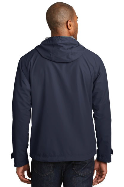 Custom Embroidered Port Authority Northwest Slicker. J7710,Navy