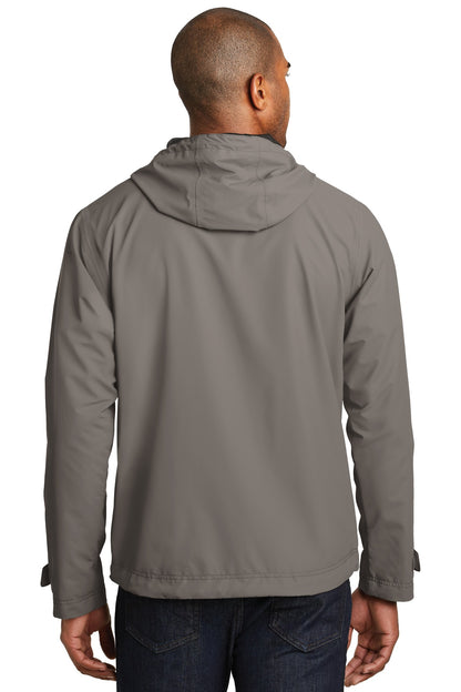 Custom Embroidered Port Authority Northwest Slicker. J7710,Northern Grey