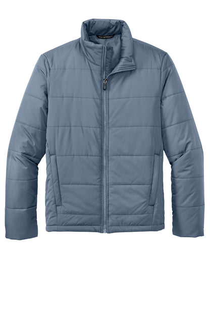 Custom Embroidered Port Authority Outerwear in Dusk Blue