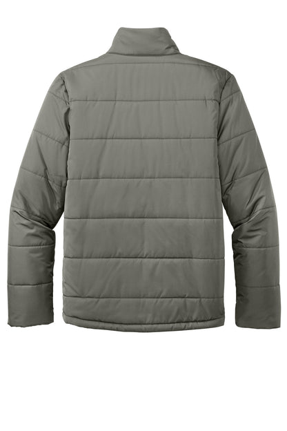 Custom Embroidered Port Authority Outerwear in Shadow Grey