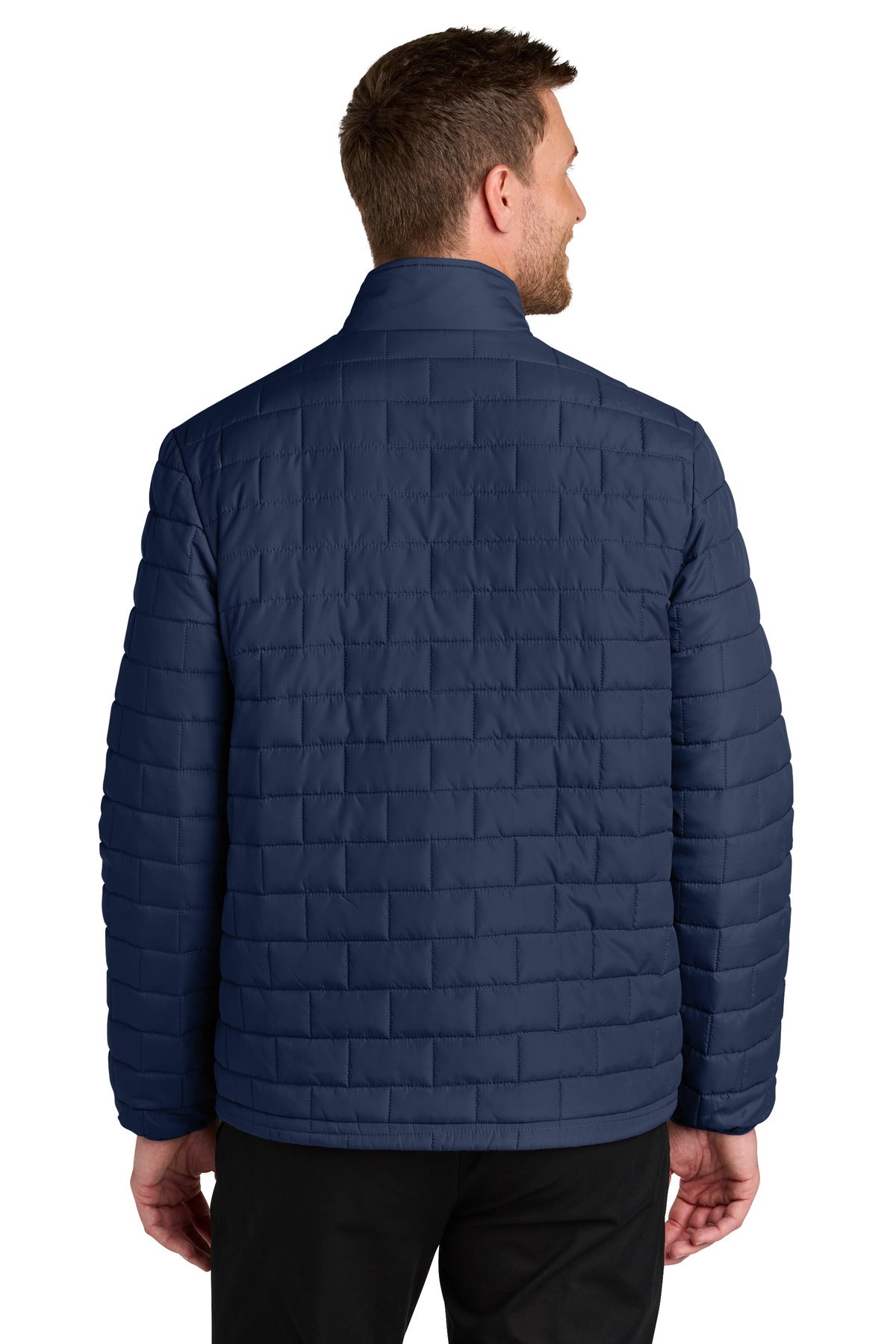 Custom Embroidered Port Authority Outerwear in True Navy