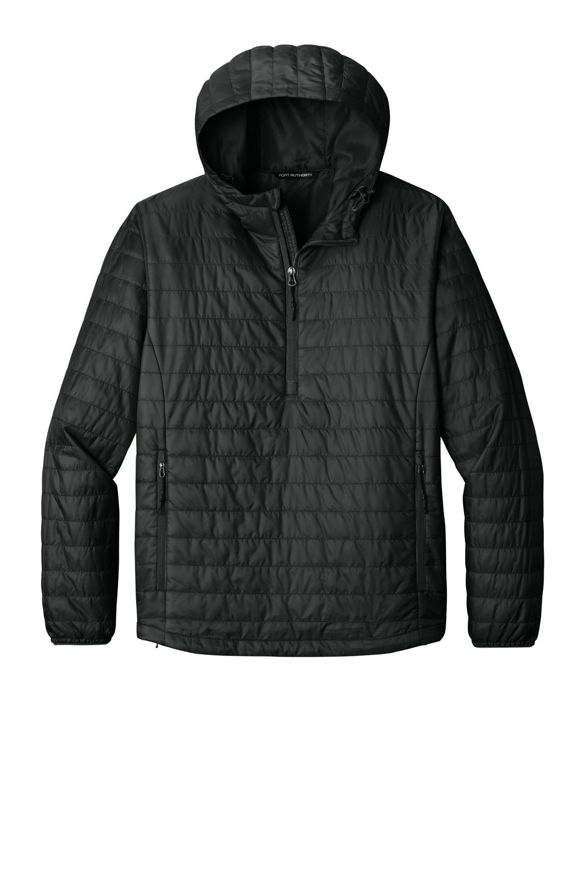 Custom Embroidered Port Authority Outerwear in Deep Black
