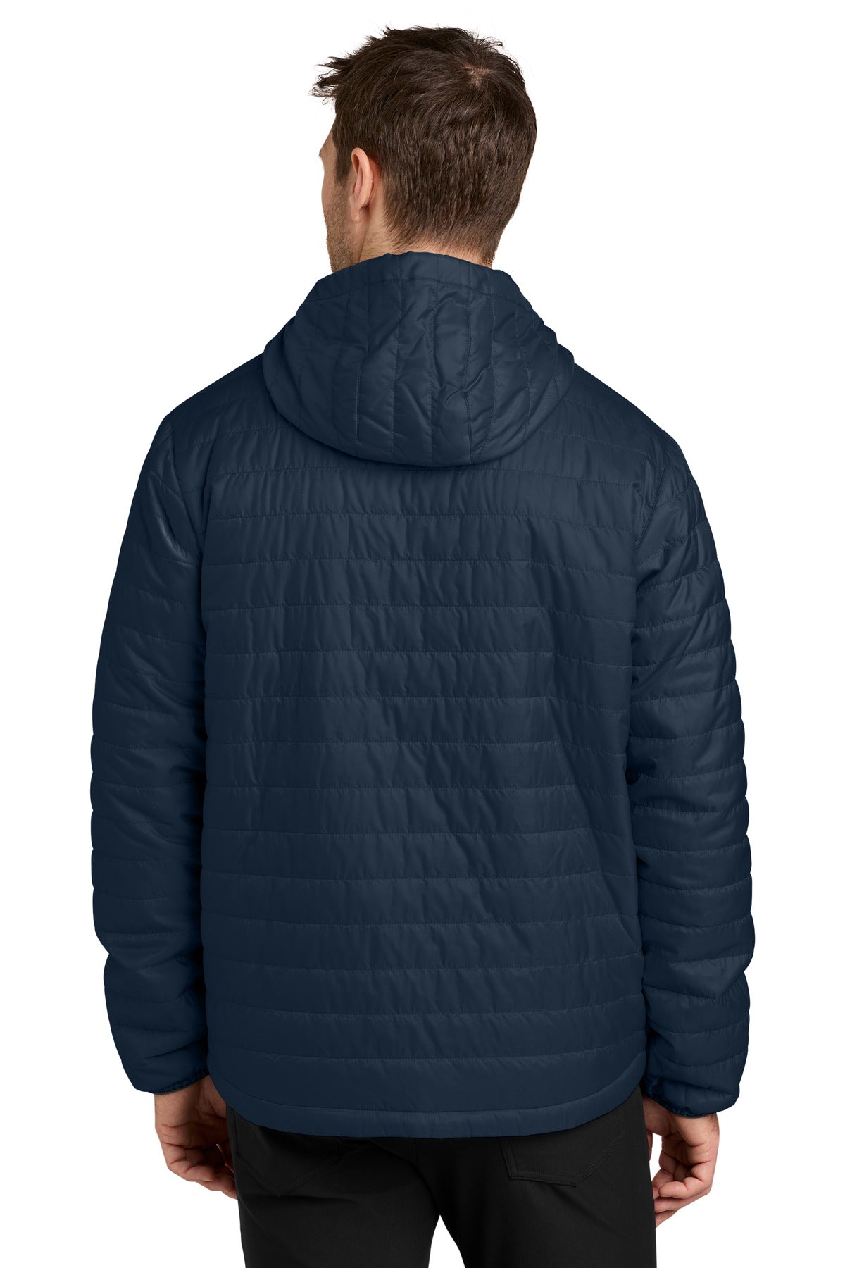 Custom Embroidered Port Authority Outerwear in River Blue Navy