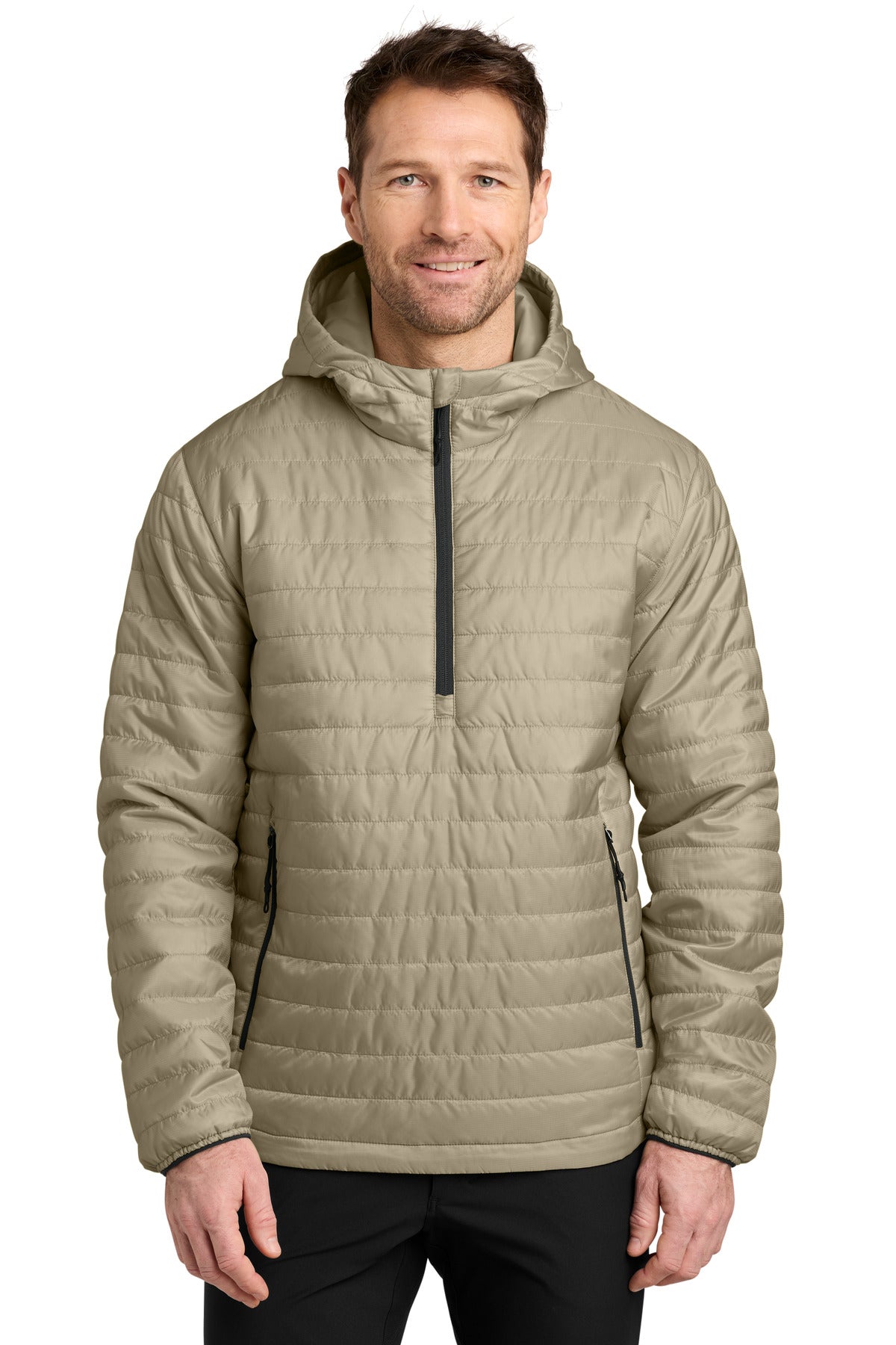 Custom Embroidered Port Authority Outerwear in Sahara