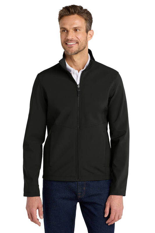 Custom Embroidered Port Authority Outerwear in Deep Black