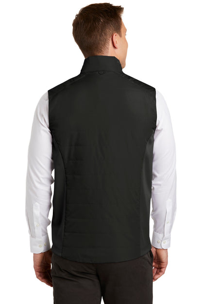 Custom Embroidered Port Authority  Collective Insulated Vest. J903,Deep Black