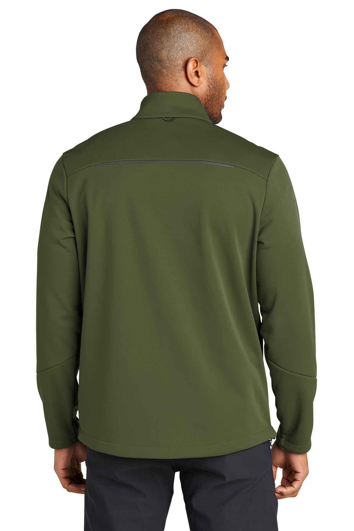 Custom Embroidered Port Authority Collective Tech Soft Shell Jacket J921,Olive Green