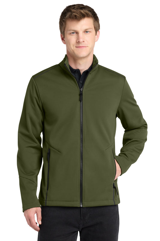 Custom Embroidered Port Authority Outerwear in Olive Green