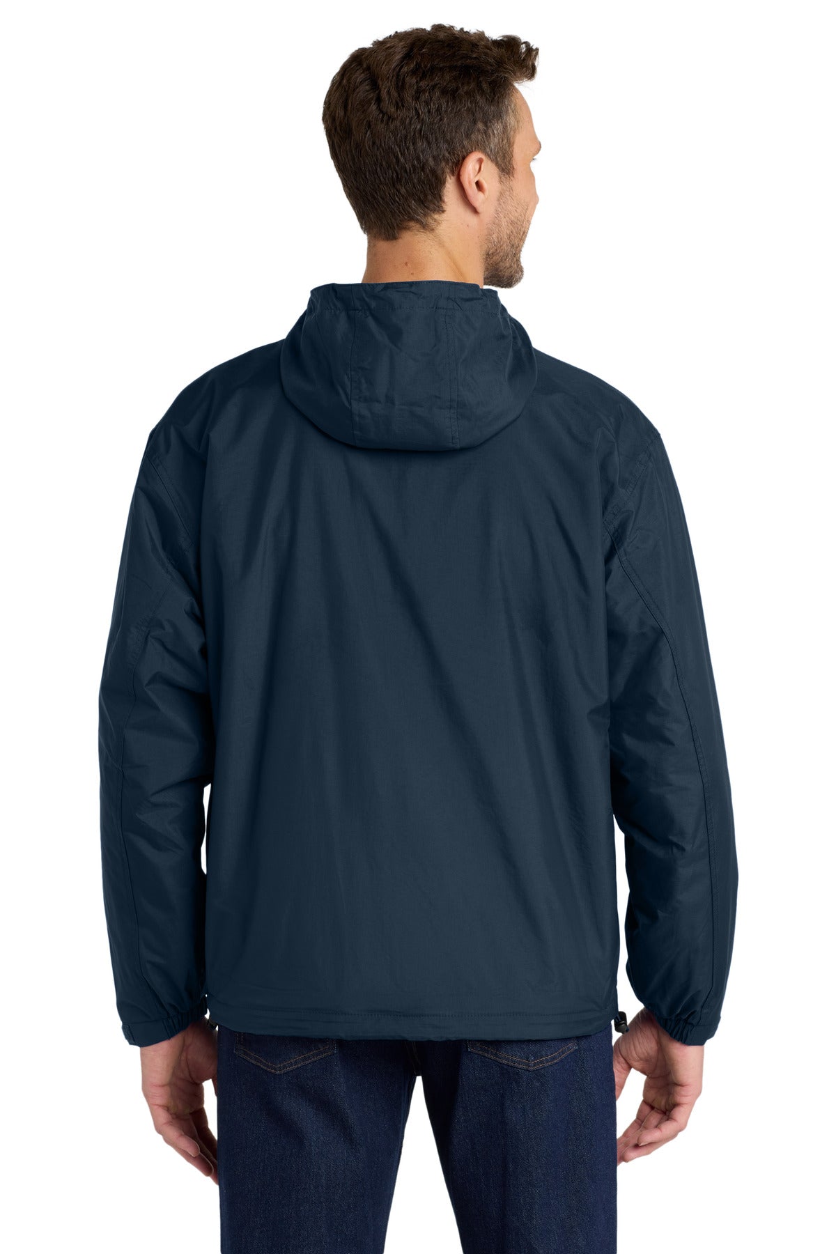 Custom Embroidered Port Authority Team Jacket.  JP56,Bright Navy/ Light Oxford