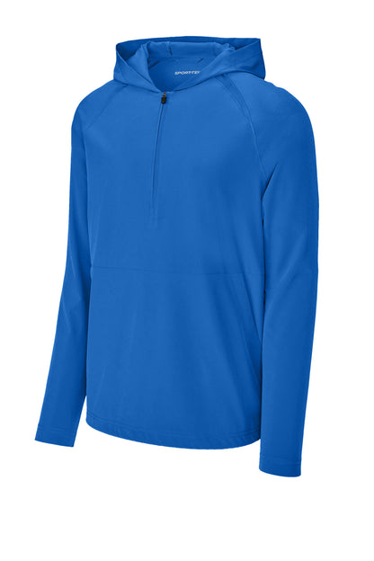 Sport-Tek Repeat 1/2-Zip Long Sleeve Hooded Jacket JST488