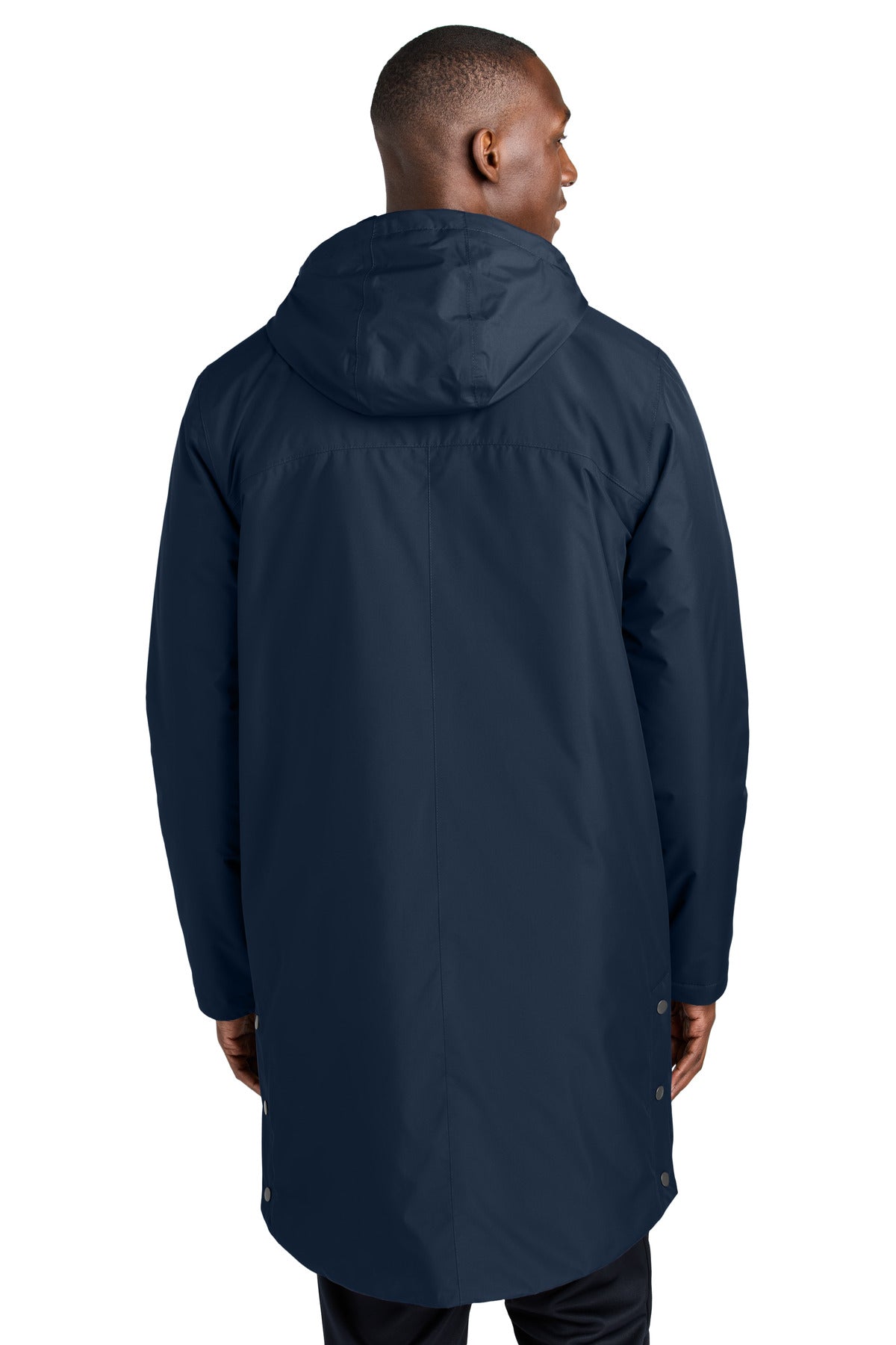 Custom Embroidered Sport-Tek Waterproof Insulated Sideline Parka JST55,True Navy