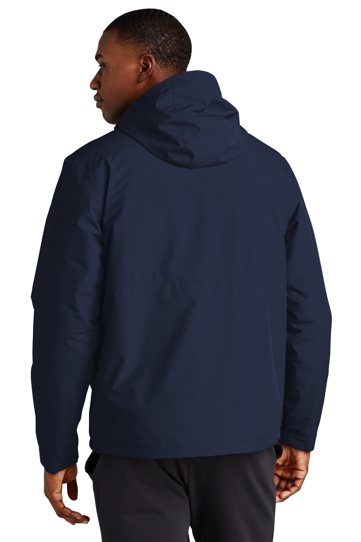 Custom Embroidered Sport-Tek Waterproof Insulated Jacket JST56,True Navy