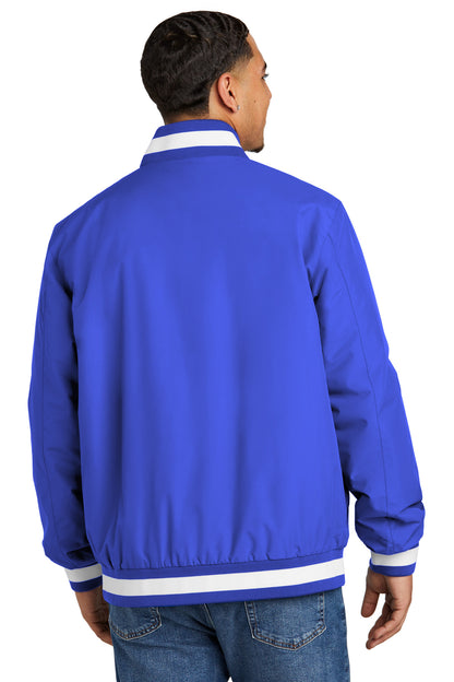 Custom Embroidered Sport-Tek Insulated Varsity Jacket JST58,True Royal