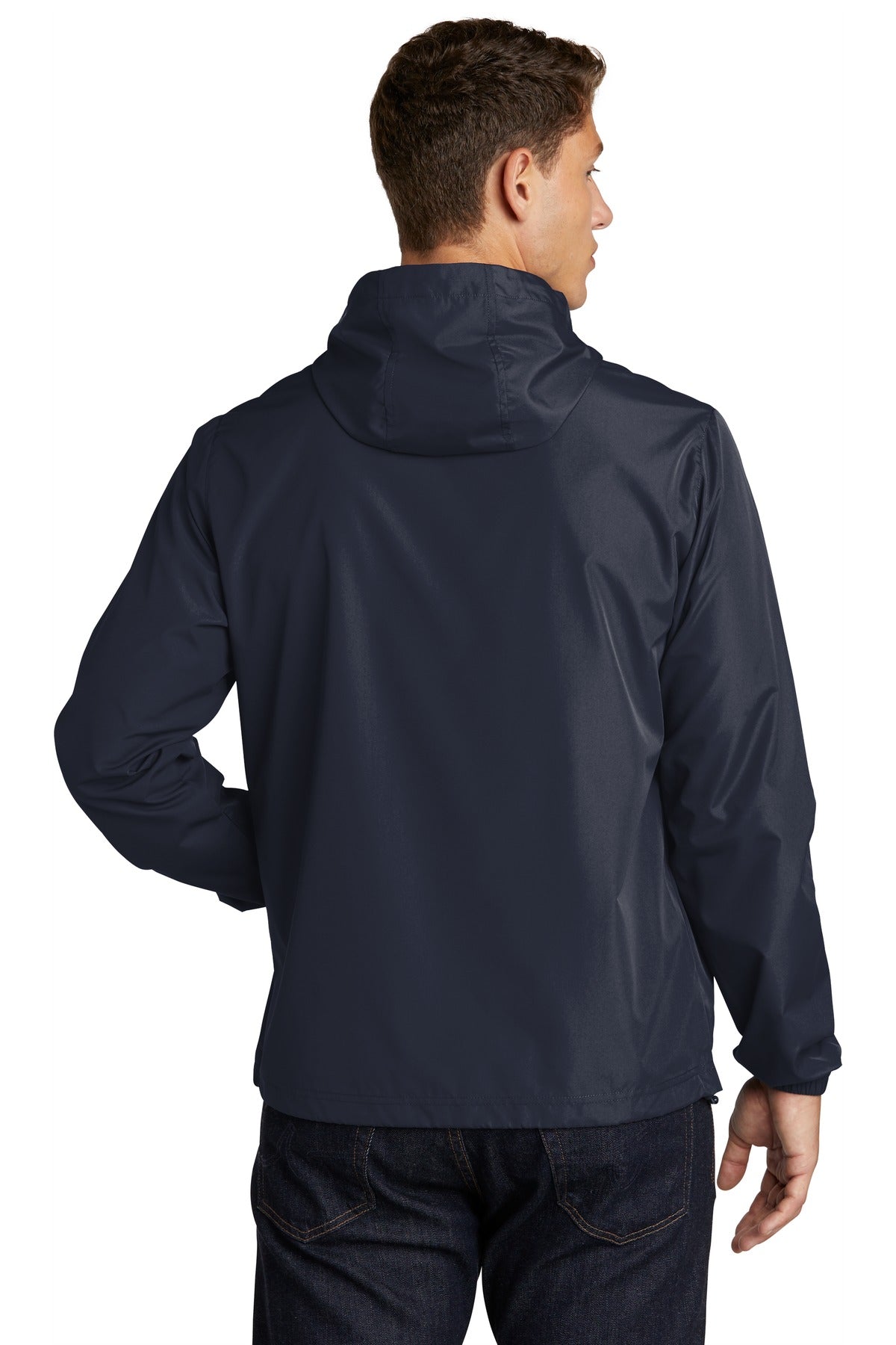 Custom Embroidered Sport-Tek  Packable Anorak. JST66,True Navy