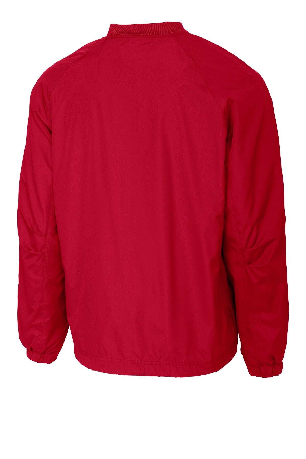 Sport-Tek V-Neck Raglan Wind Shirt. JST72
