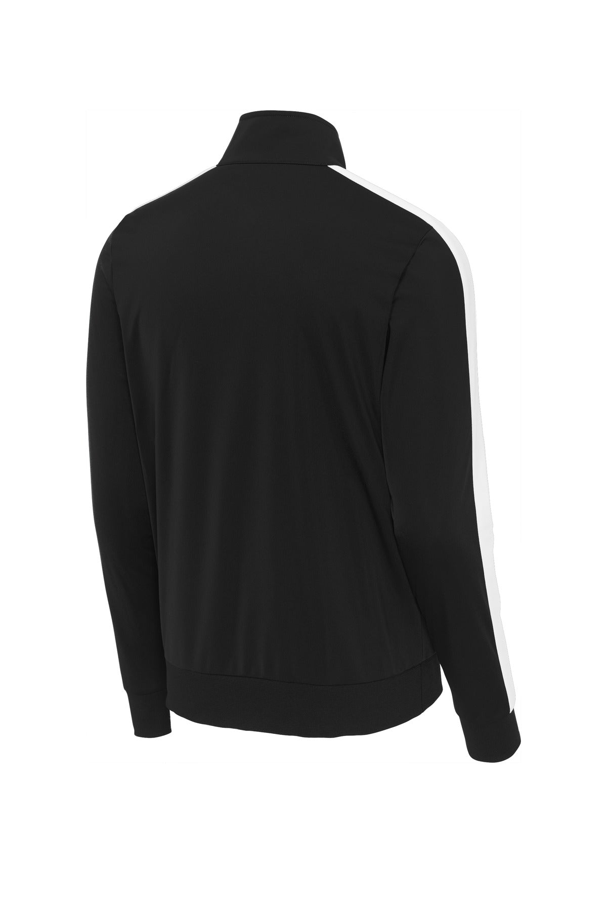 Sport-Tek  Tricot Sleeve Stripe Track Jacket. JST94