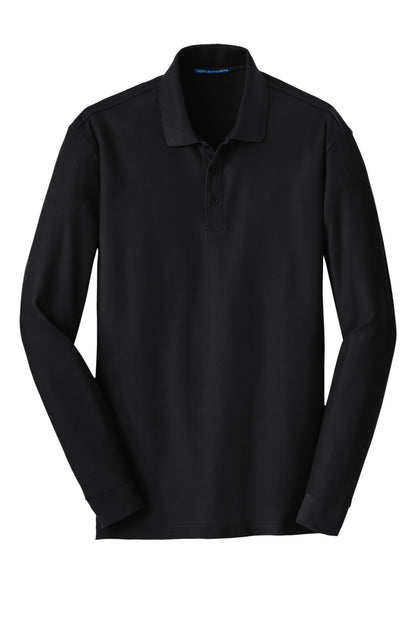 Custom Embroidered Port Authority Polos/Knits in Deep Black