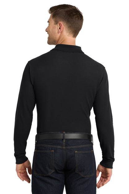Custom Embroidered Port Authority Polos/Knits in Deep Black