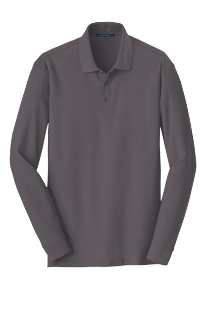 Port Authority Long Sleeve Core Classic Pique Polo. K100LS
