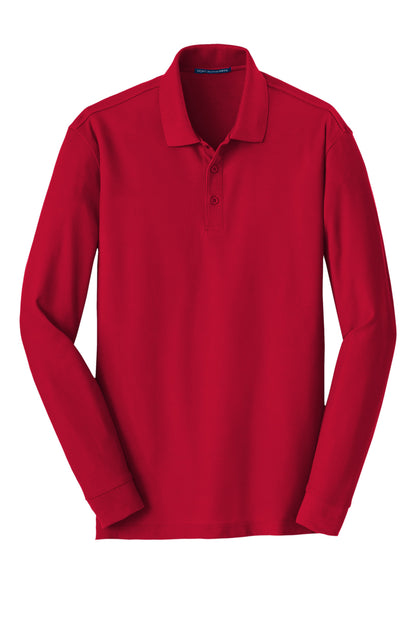 Port Authority Long Sleeve Core Classic Pique Polo. K100LS