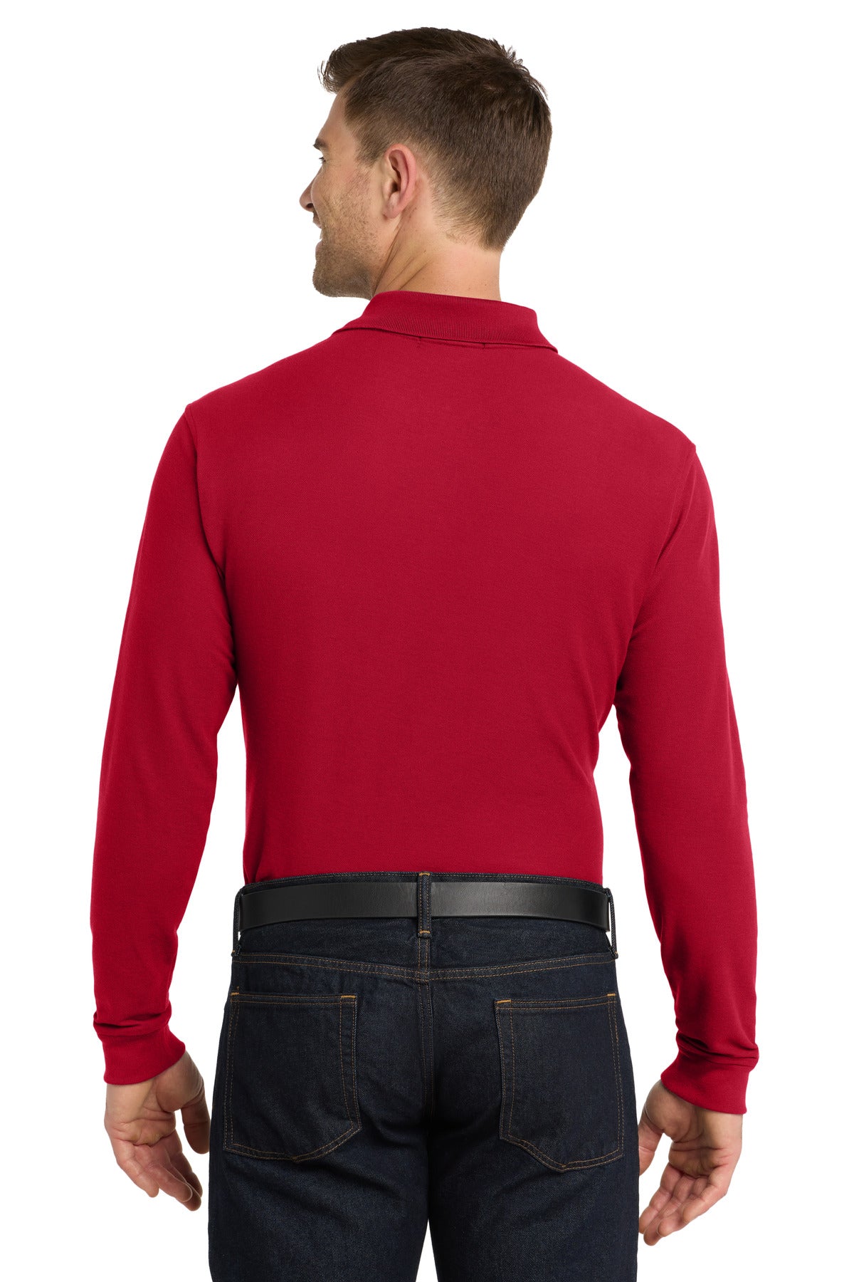 Custom Embroidered Port Authority Polos/Knits in Rich Red