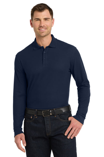 Custom Embroidered Port Authority Polos/Knits in River Blue Navy