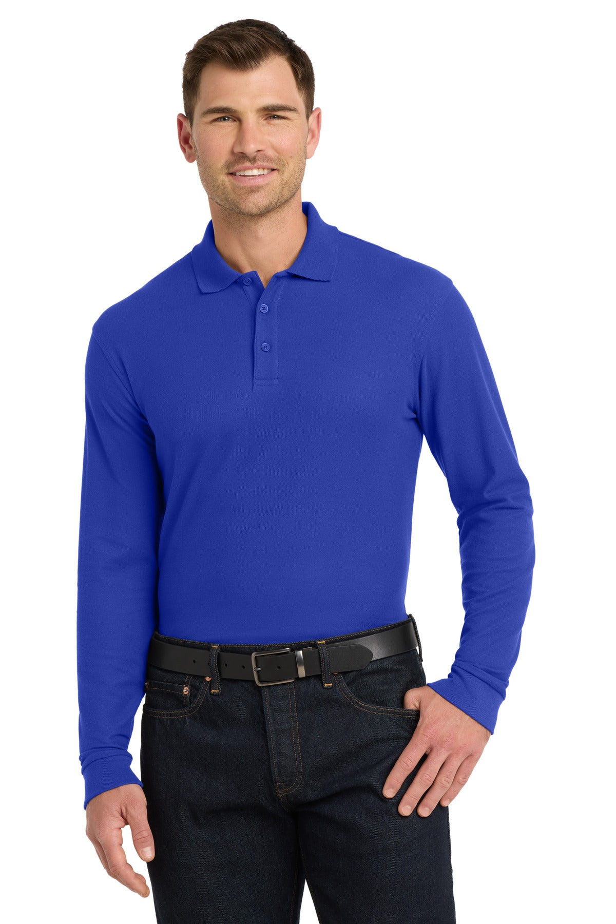 Custom Embroidered Port Authority Polos/Knits in True Royal