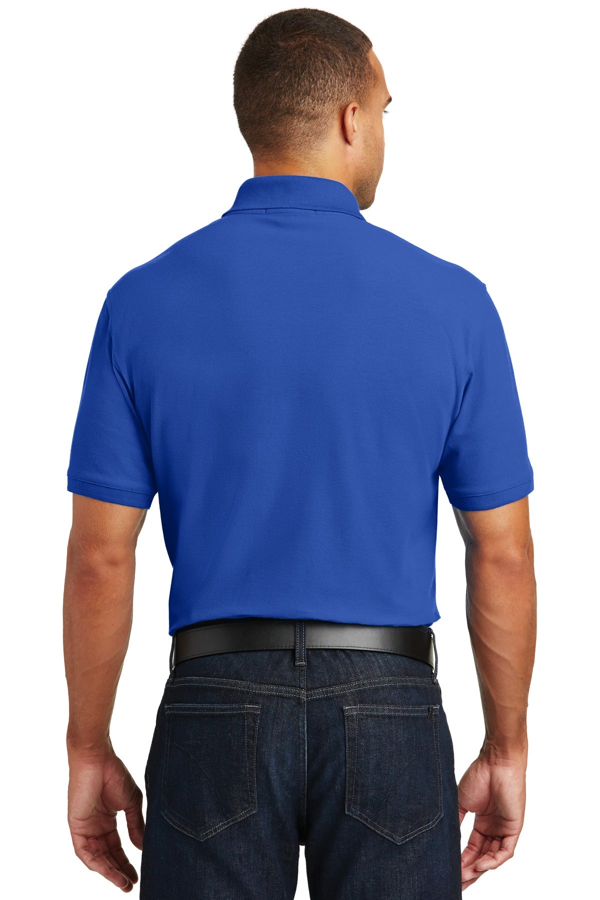 Custom Embroidered Port Authority Core Classic Pique Pocket Polo. K100P,True Royal