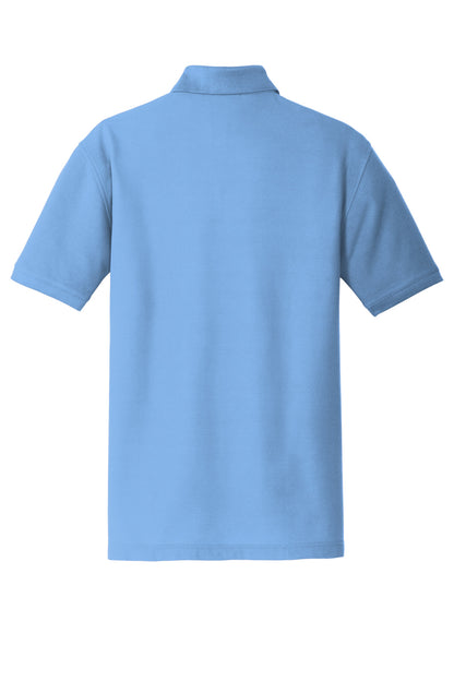 Port Authority Core Classic Pique Polo. K100 Carolina Blue