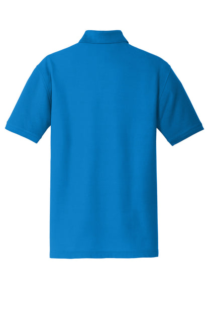 Port Authority Core Classic Pique Polo. K100 Coastal Blue