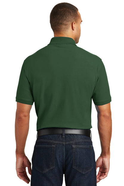Custom Embroidered Port Authority Core Classic Pique Polo. K100,Deep Forest Green