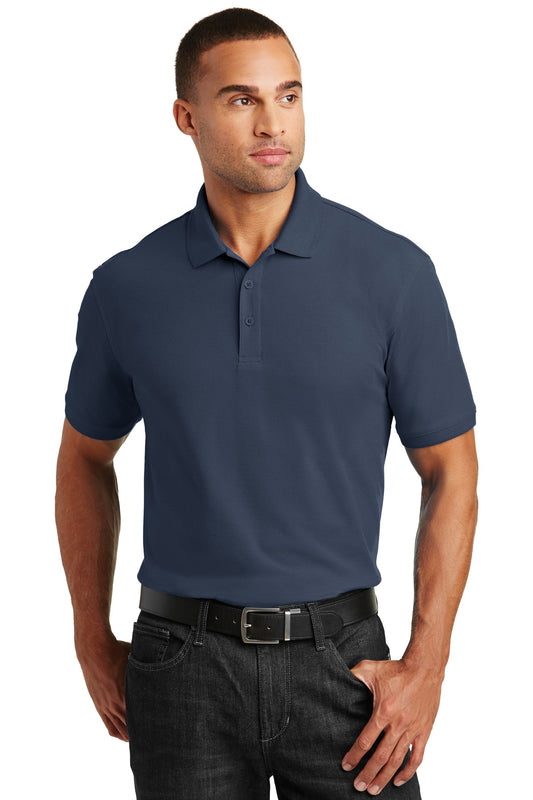 Port Authority Core Classic Pique Polo. K100 River Blue Navy