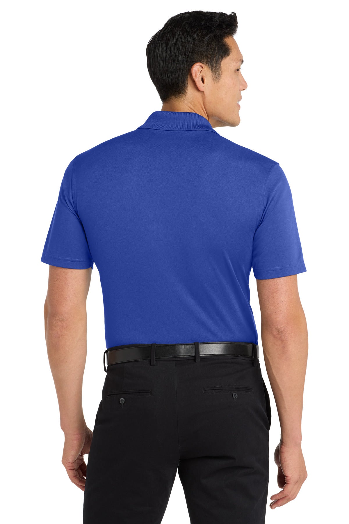 Custom Embroidered Port Authority Dry Zone UV Micro-Mesh Pocket Polo. K110P,True Royal