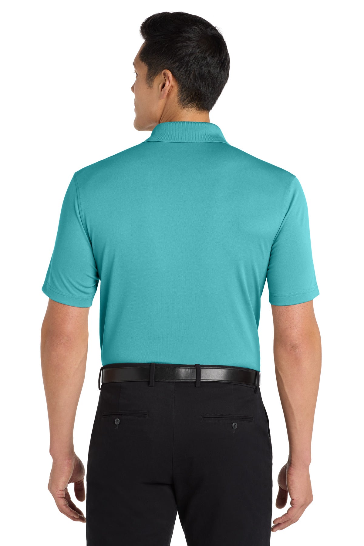 Custom Embroidered Port Authority Dry Zone UV Micro-Mesh Polo. K110,Aquamarine