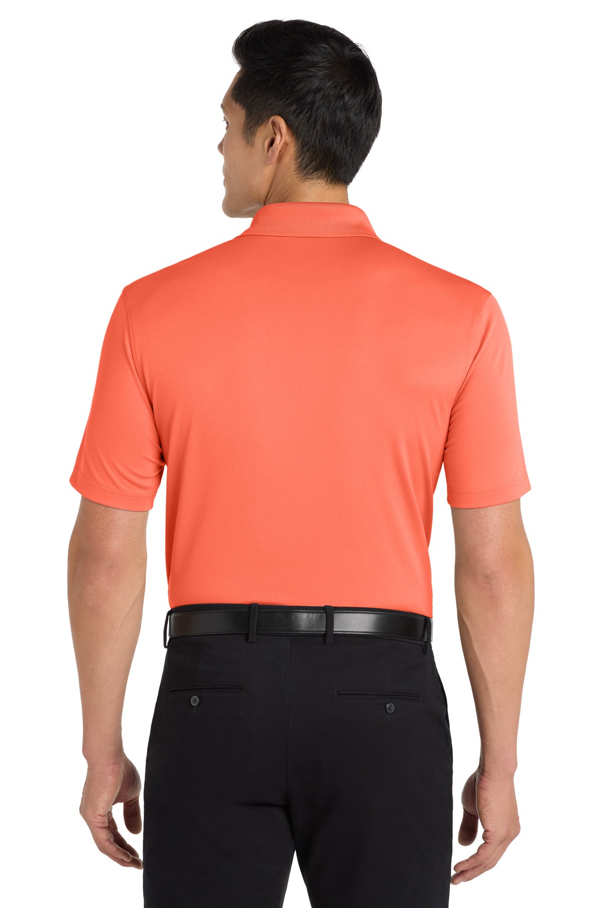Custom Embroidered Port Authority Dry Zone UV Micro-Mesh Polo. K110,Coral Splash