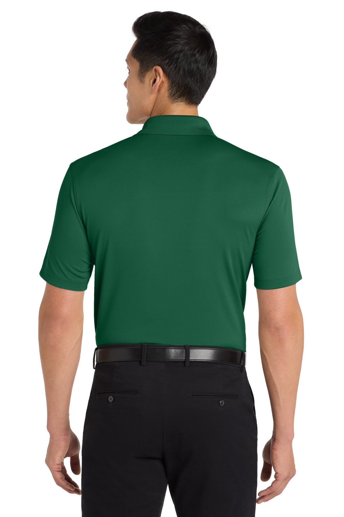 Custom Embroidered Port Authority Dry Zone UV Micro-Mesh Polo. K110,Deep Forest Green
