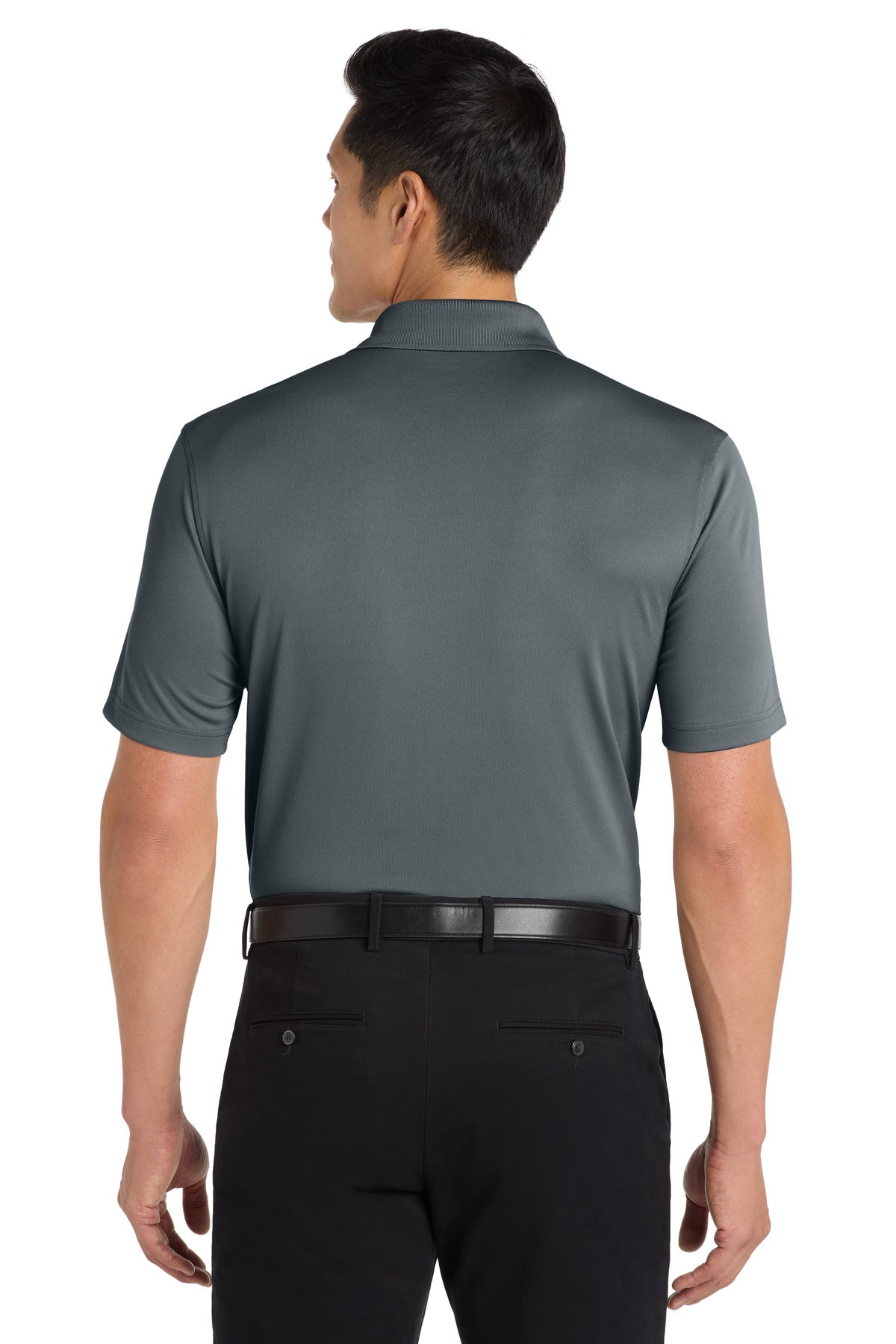 Custom Embroidered Port Authority Dry Zone UV Micro-Mesh Polo. K110,Graphite