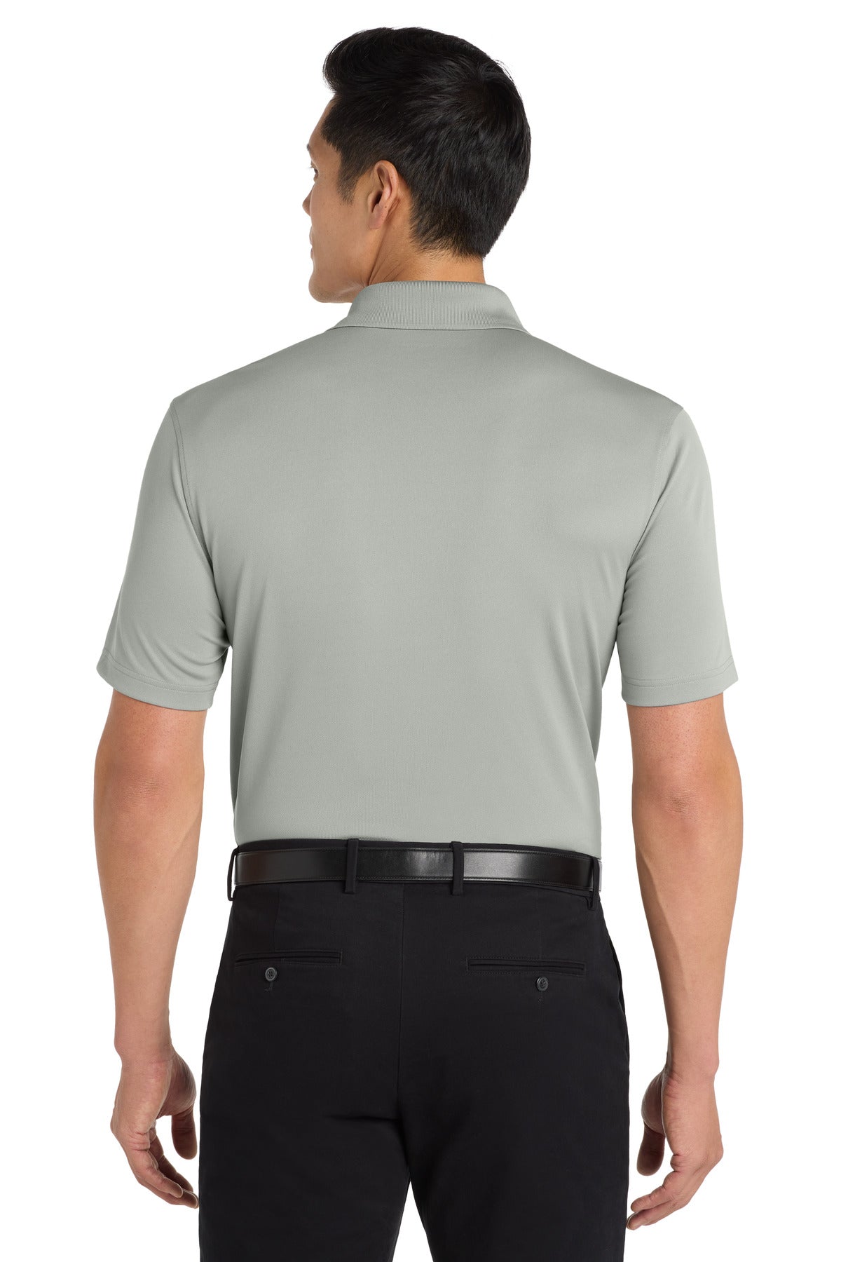 Custom Embroidered Port Authority Dry Zone UV Micro-Mesh Polo. K110,Gusty Grey