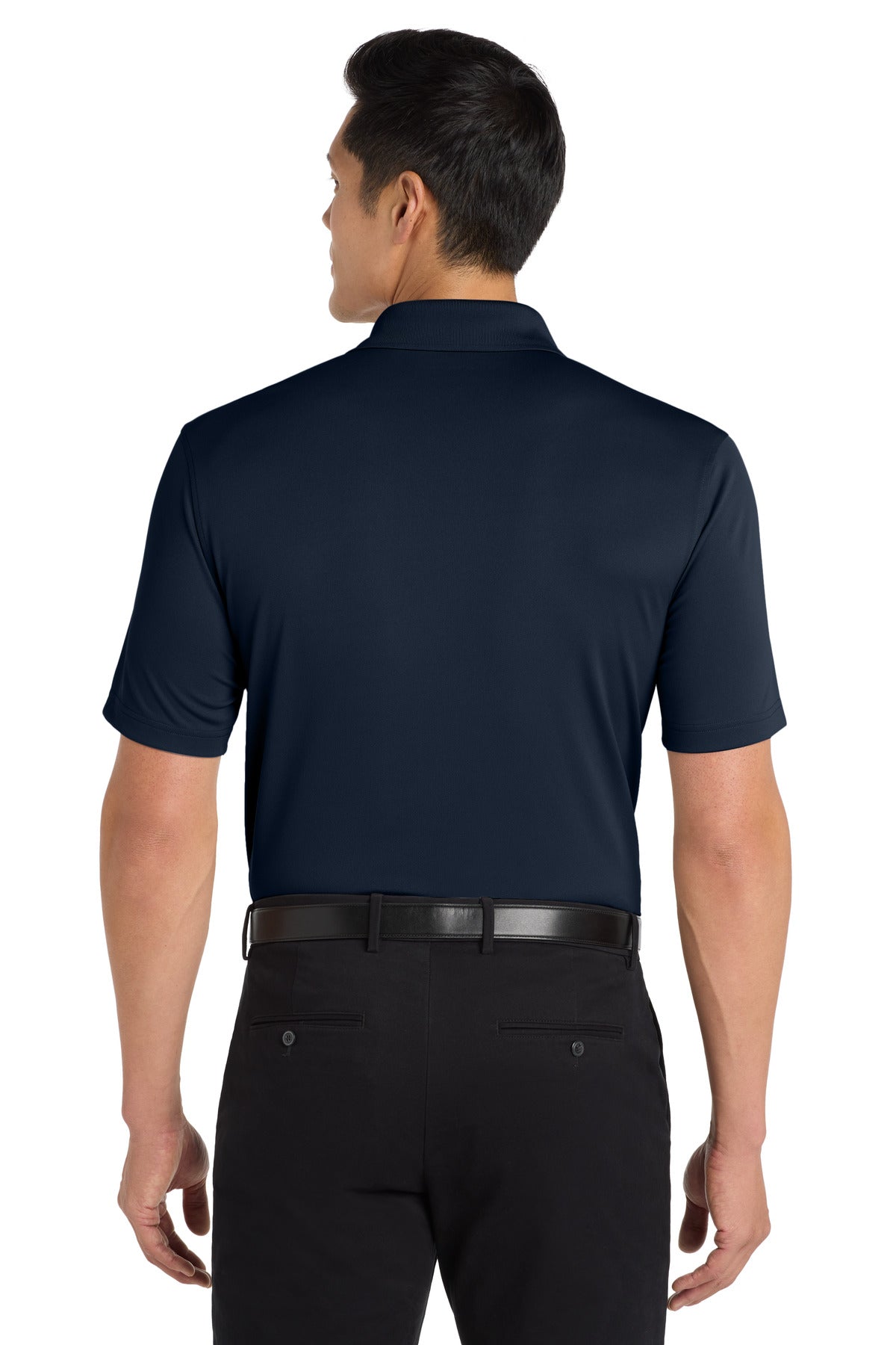 Custom Embroidered Port Authority Dry Zone UV Micro-Mesh Polo. K110,River Blue Navy