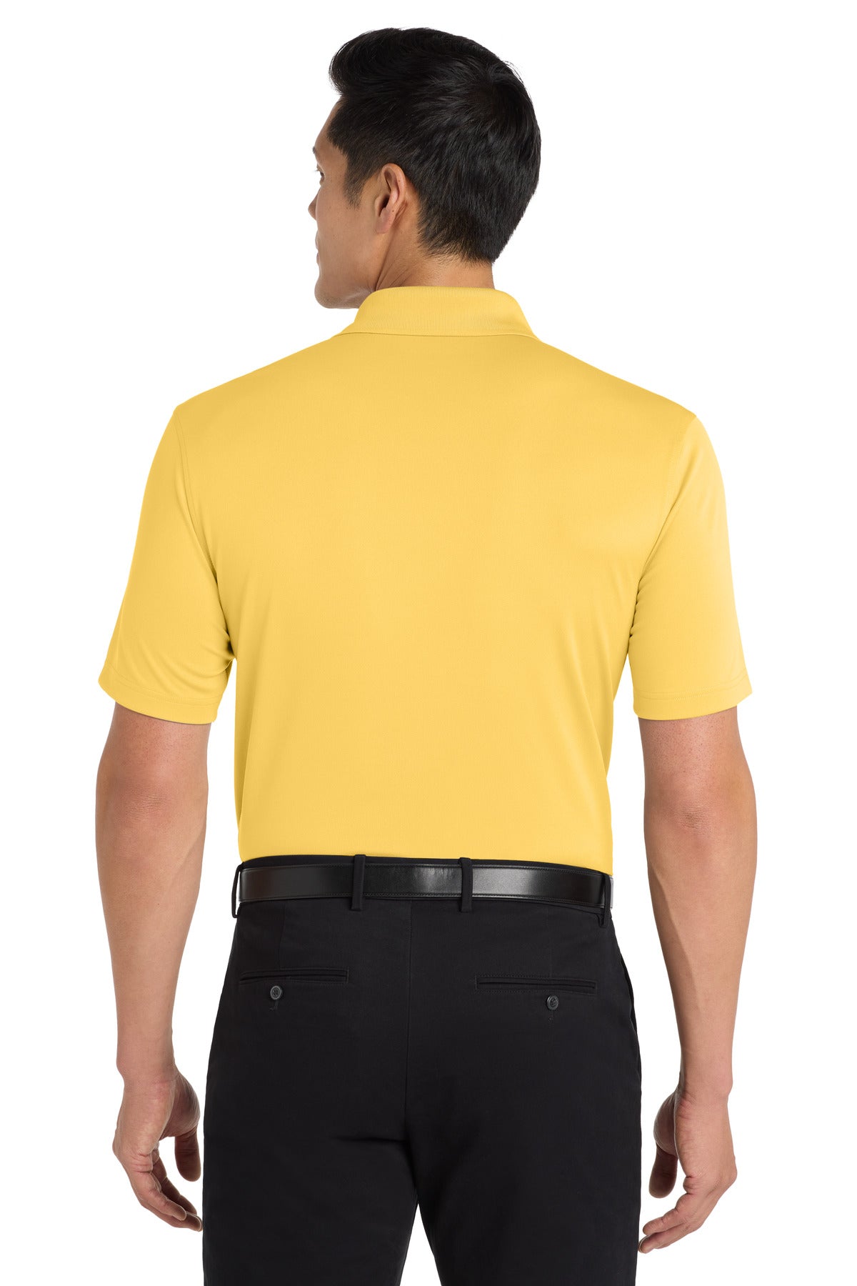Custom Embroidered Port Authority Dry Zone UV Micro-Mesh Polo. K110,Sunburst Yellow