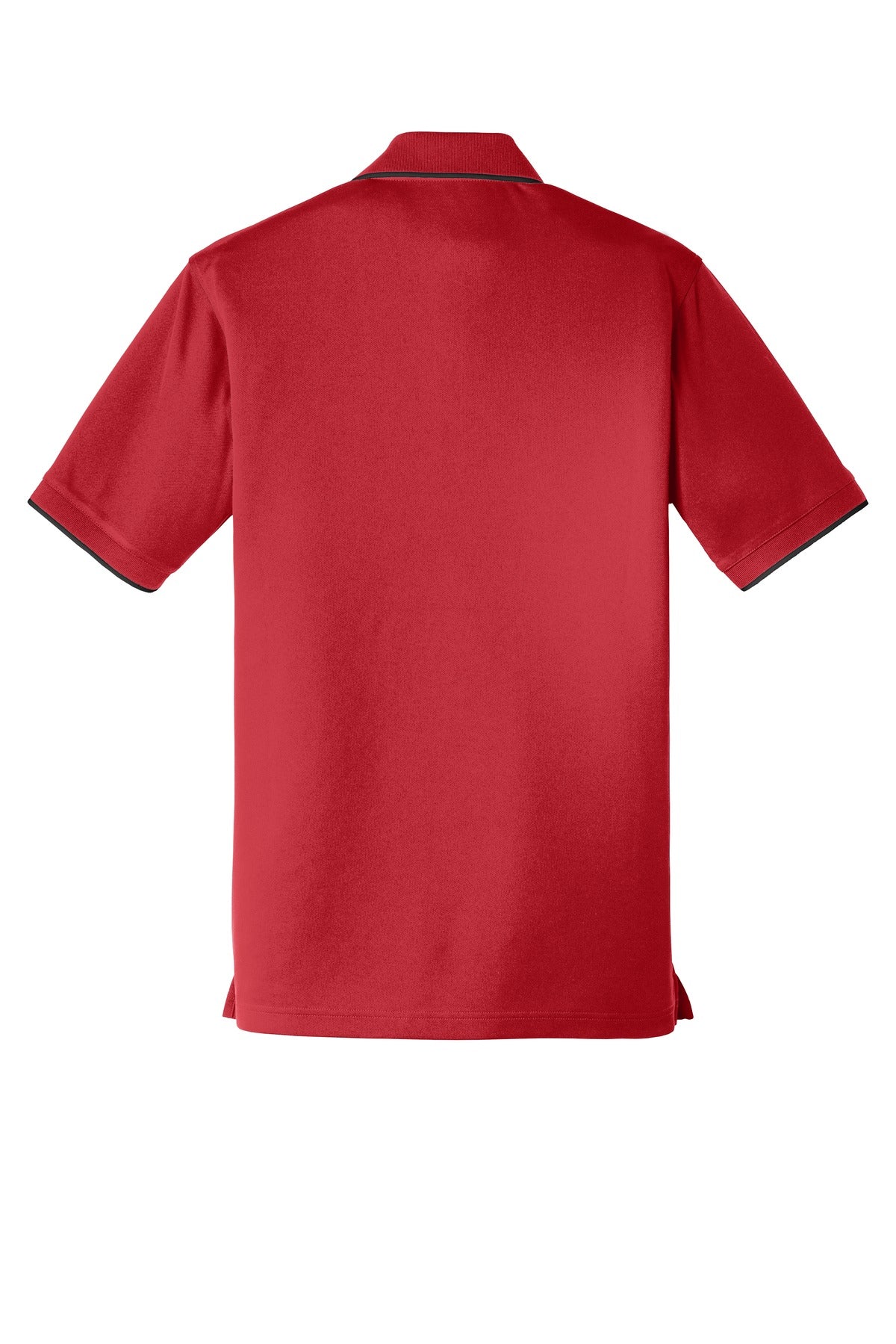 Custom Embroidered Port Authority Polos/Knits in Rich Red/ Deep Black