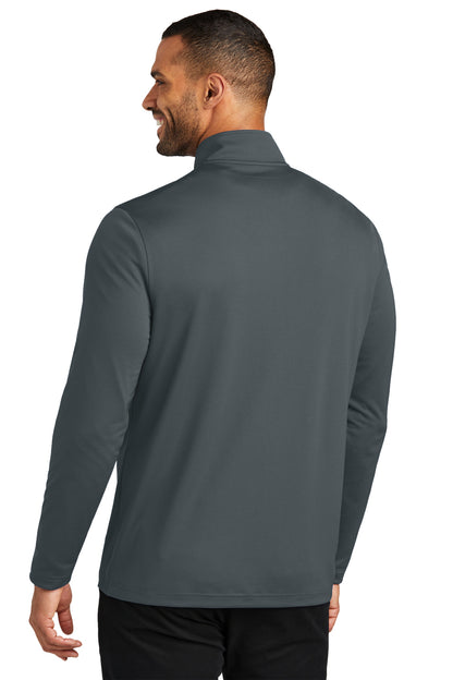 Custom Embroidered Port Authority Dry Zone UV Micro-Mesh 1/4-Zip K112,Graphite