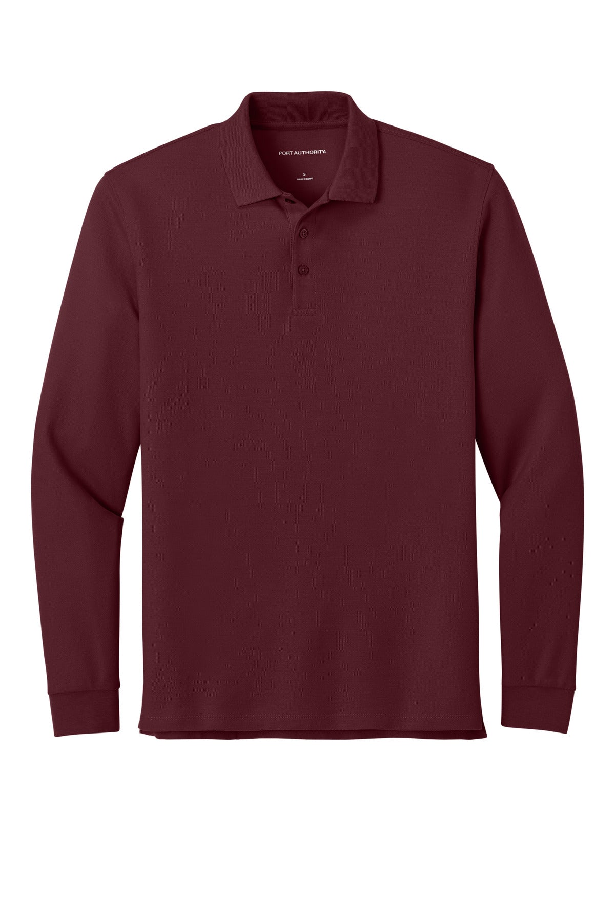 Custom Embroidered Port Authority Polos/Knits in Burgundy