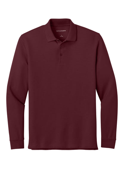 Custom Embroidered Port Authority Polos/Knits in Burgundy